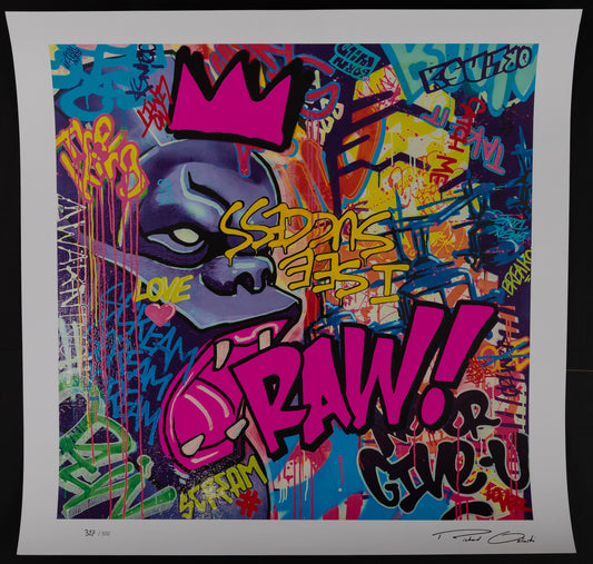 Richard ORLINSKI : RAW (Pink Edition) - Digigraphie signée
