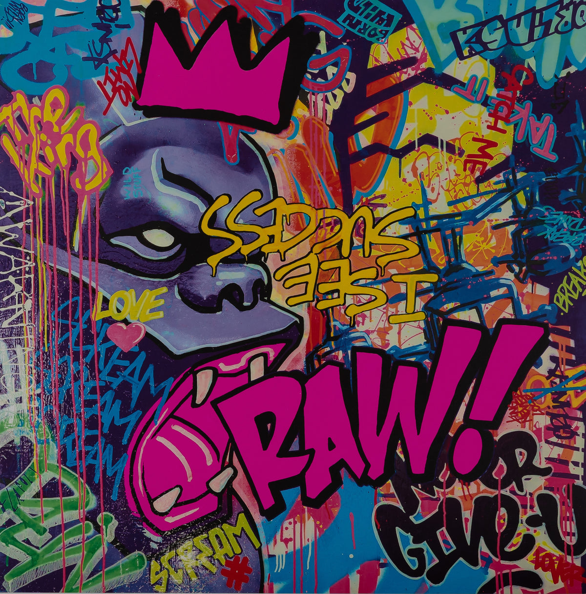 Richard ORLINSKI : RAW (Pink Edition) - Digigraphie signée