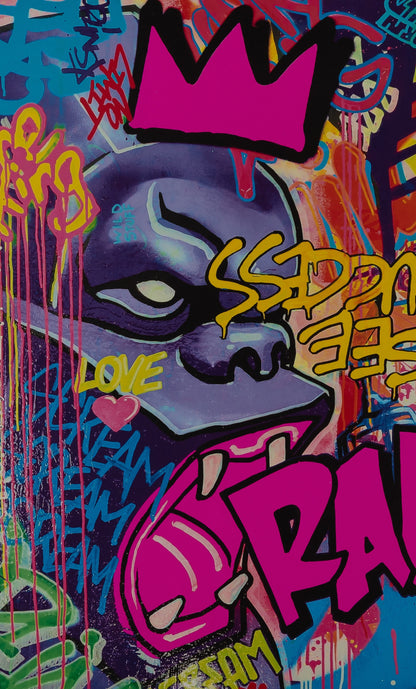 Richard ORLINSKI : RAW (Pink Edition) - Digigraphie signée