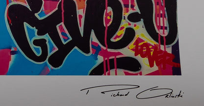Richard ORLINSKI : RAW (Pink Edition) - Digigraphie signée