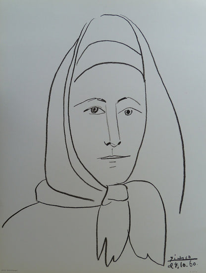 Pablo PICASSO : Femme d'Espagne - Lithographie signée