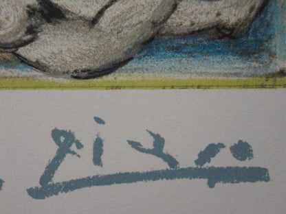 Pablo PICASSO : Petit nu couché - Lithographie signée