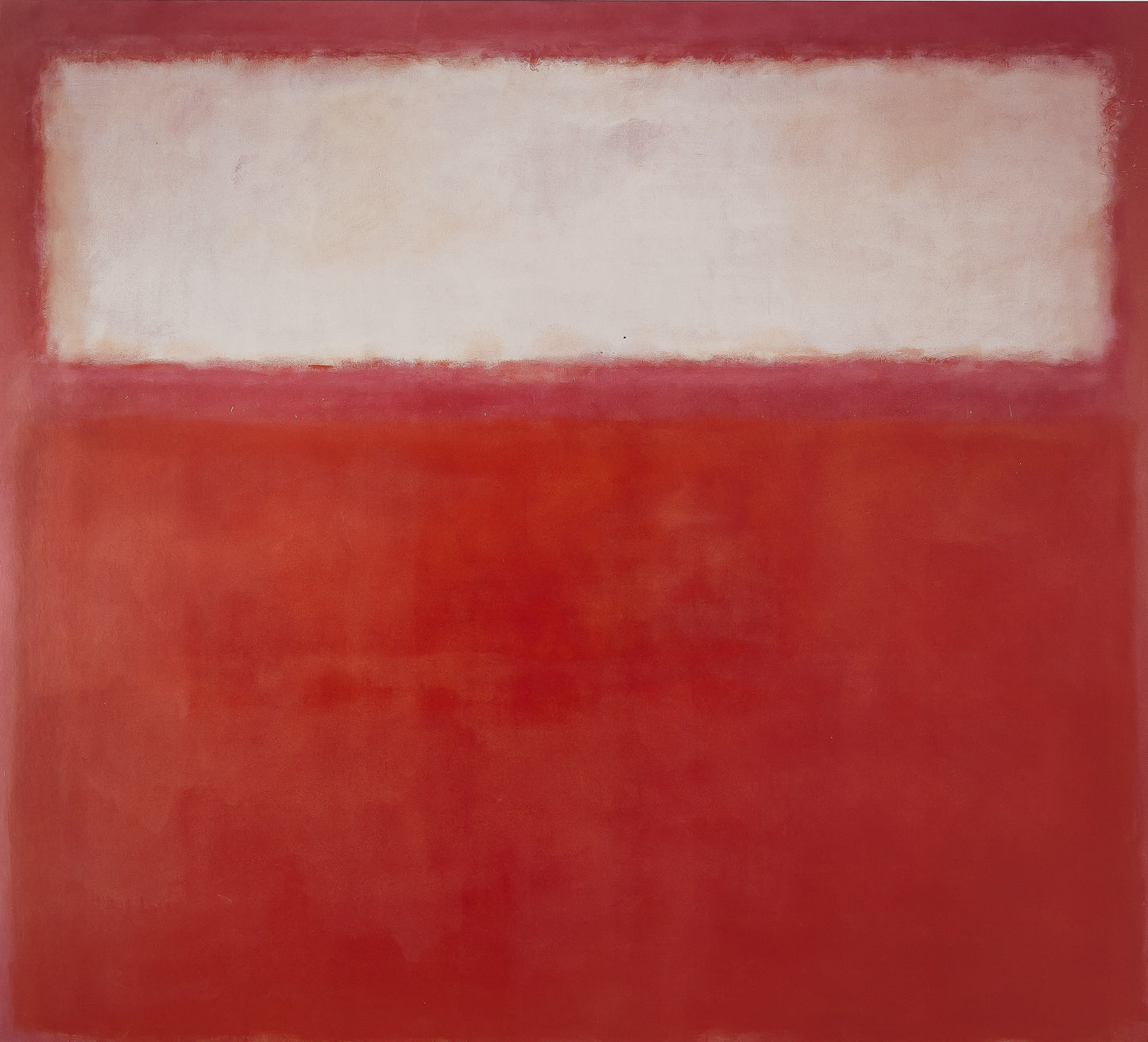 Mark ROTHKO : White over Red - Affiche originale