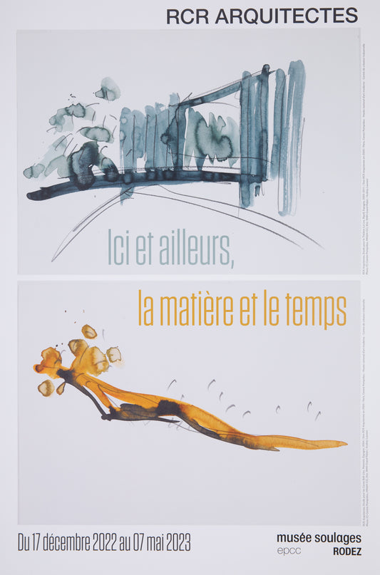 RCR Arquitectes : Exposition Musée Soulages - Affiche originale