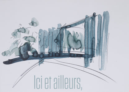 RCR Arquitectes : Exposition Musée Soulages - Affiche originale