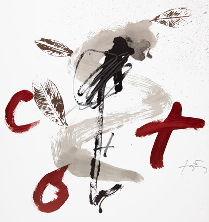 Antoni TAPIES : Congrès de médecine - Affiche originale Signée