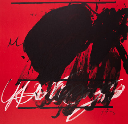 Antoni TAPIES : Tokyo - Affiche originale signée