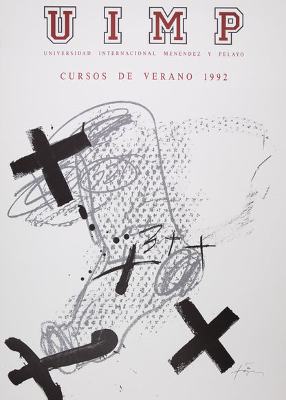 Antoni TAPIES : UIMP - Affiche originale Signée