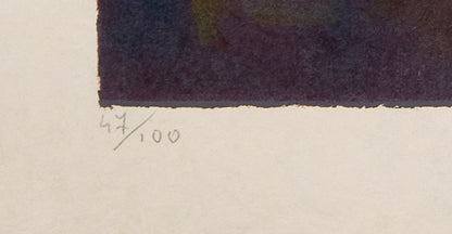 Louis TOFFOLI : Le Sabotier Portugais - Lithographie originale signée