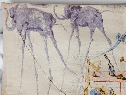 Salvador DALI : Le char de Bacchus - Tapisserie  originale