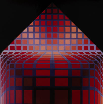 Victor VASARELY : DELL 2 - Héliogravure