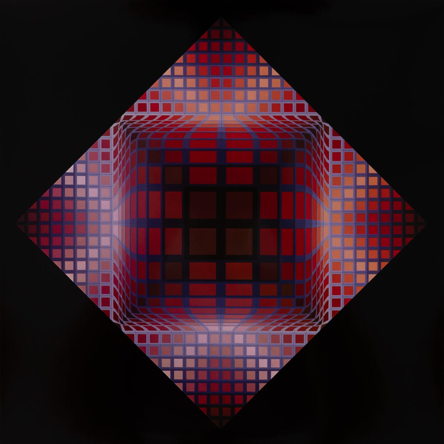 Victor VASARELY : DELL 2 - Héliogravure