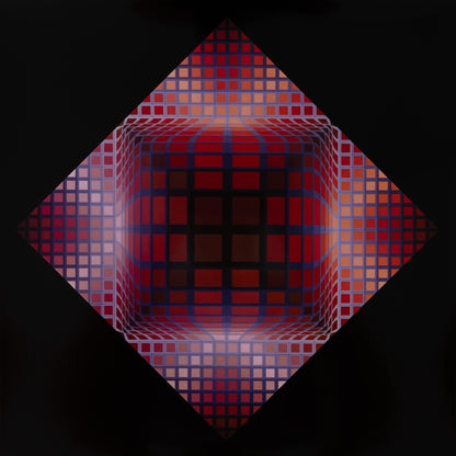 Victor VASARELY : DELL 2 - Héliogravure