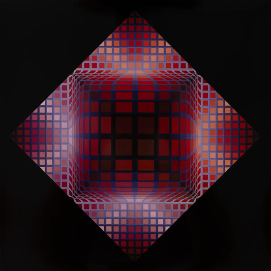 Victor VASARELY : DELL 2 - Héliogravure