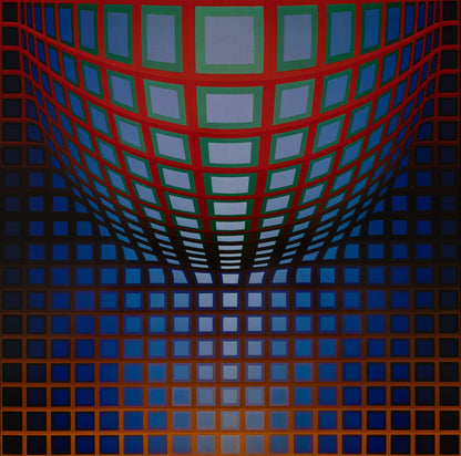 Victor VASARELY : KEZDI VEGA - Héliogravure