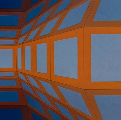 Victor VASARELY : KEK EG II - Héliogravure