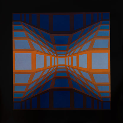 Victor VASARELY : KEK EG II - Héliogravure