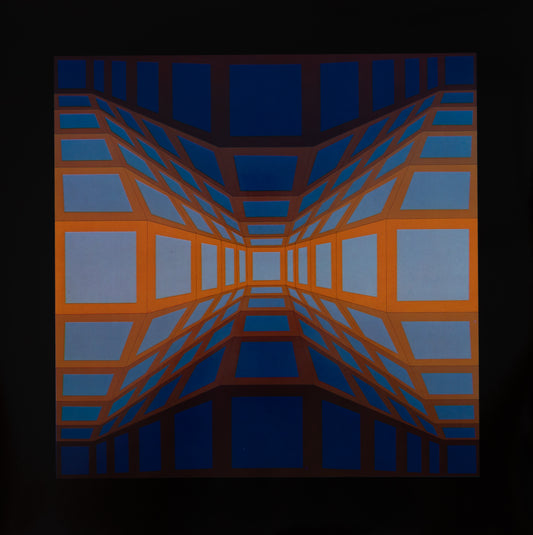 Victor VASARELY : KEK EG II - Héliogravure