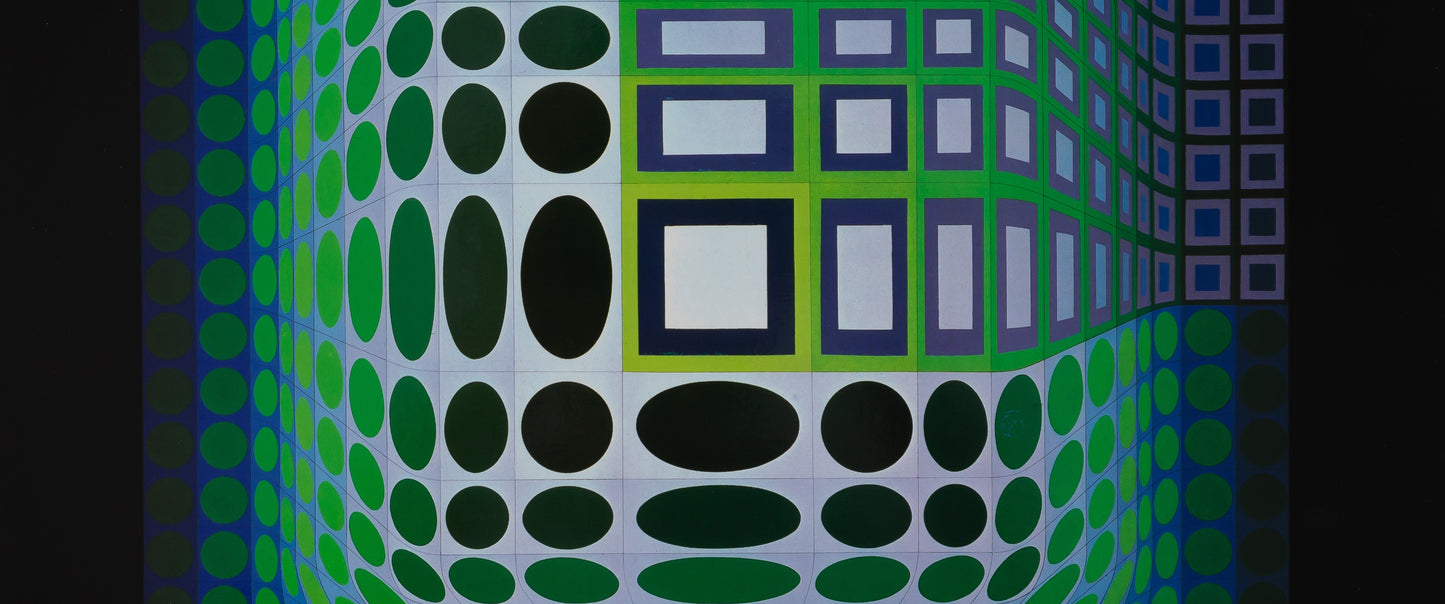 Victor VASARELY : KOSKA KAR - Héliogravure