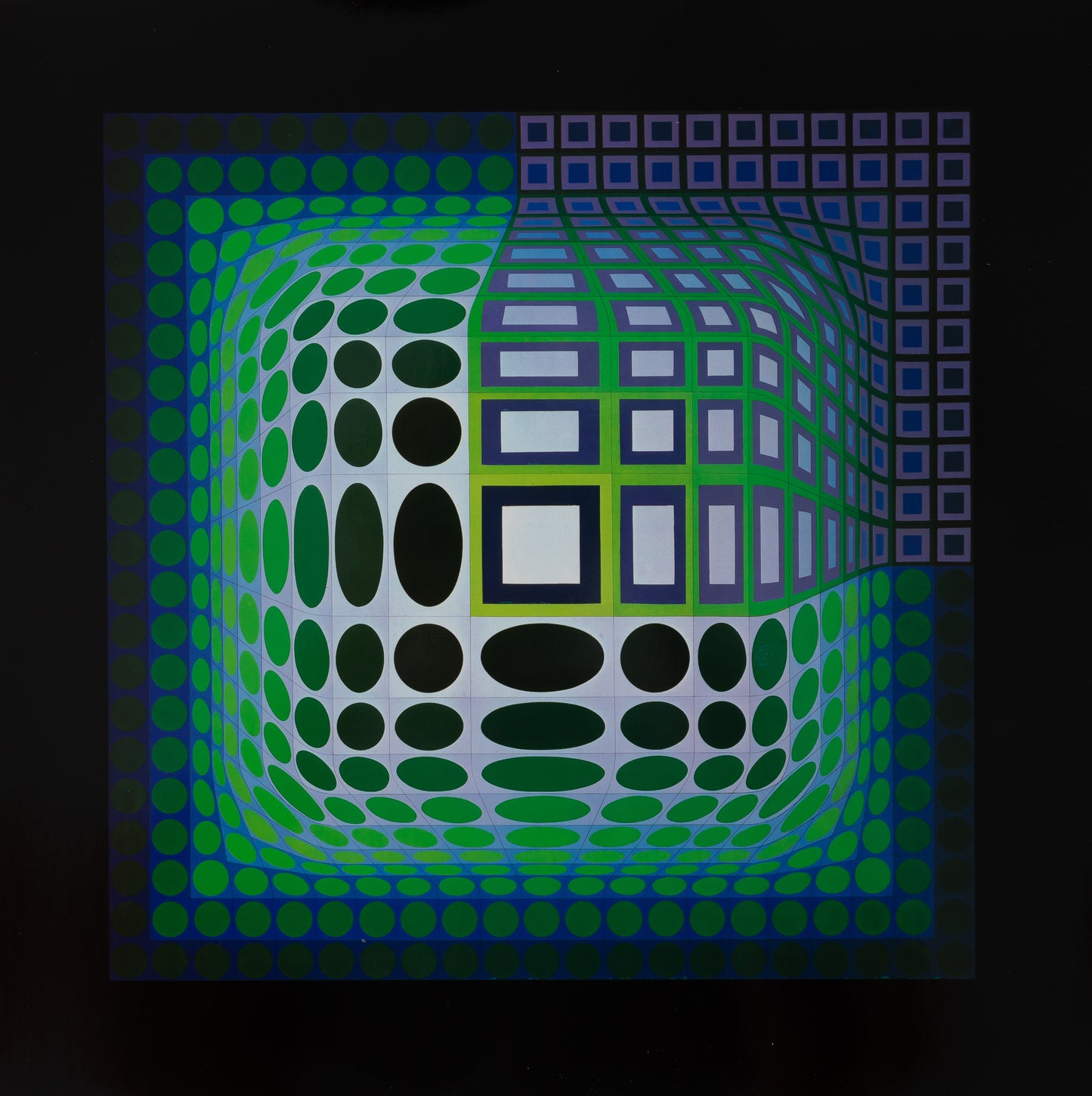 Victor VASARELY : KOSKA KAR - Héliogravure