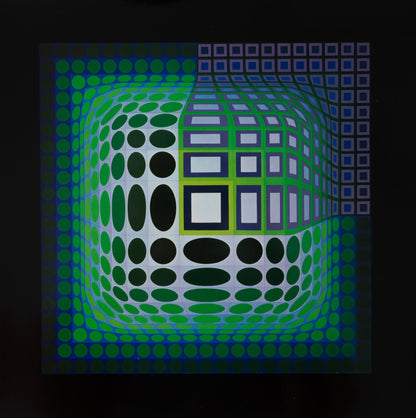 Victor VASARELY : KOSKA KAR - Héliogravure