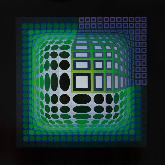 Victor VASARELY : KOSKA KAR - Héliogravure