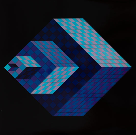 Victor VASARELY : AXO NEW YORK - Héliogravure
