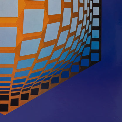 Victor VASARELY : TEGLA HAT - Héliogravure