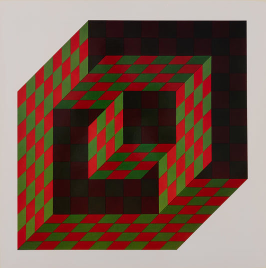 Victor VASARELY : BIDIM - Héliogravure