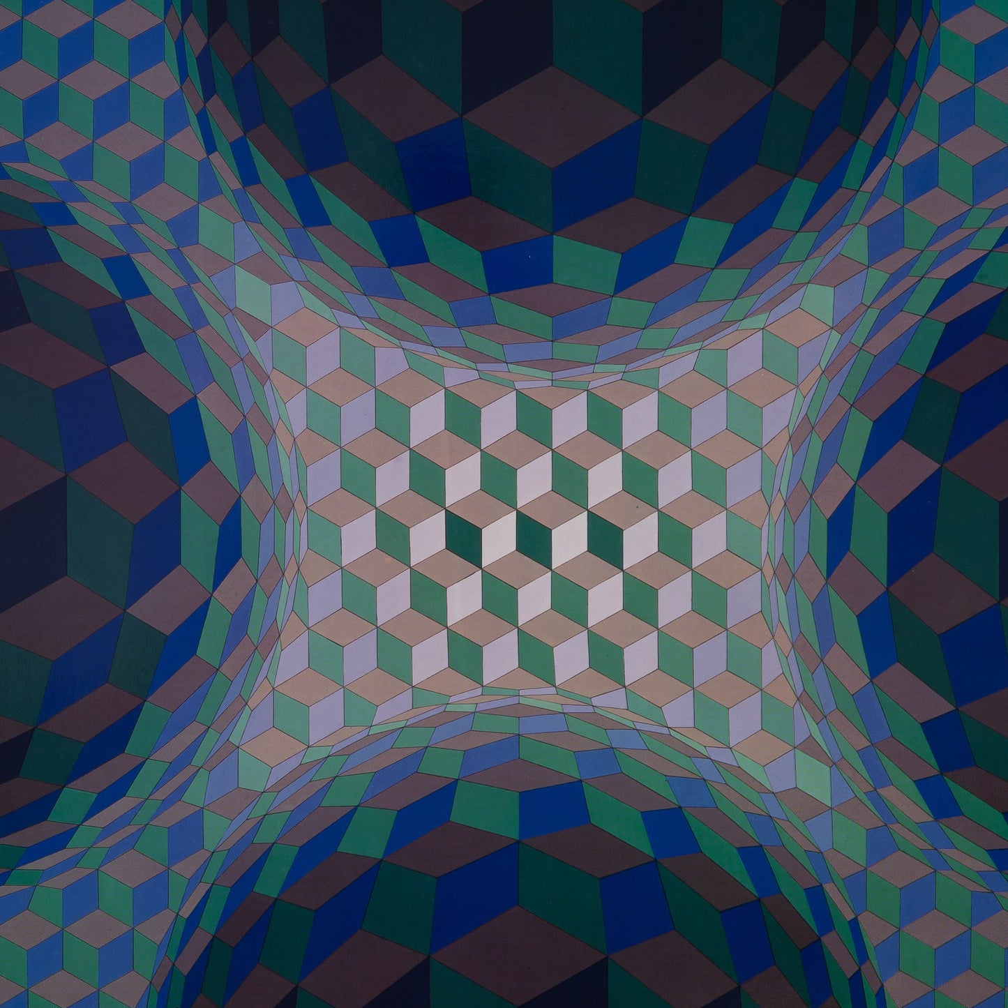 Victor VASARELY : CHEYT STRI TON - Héliogravure