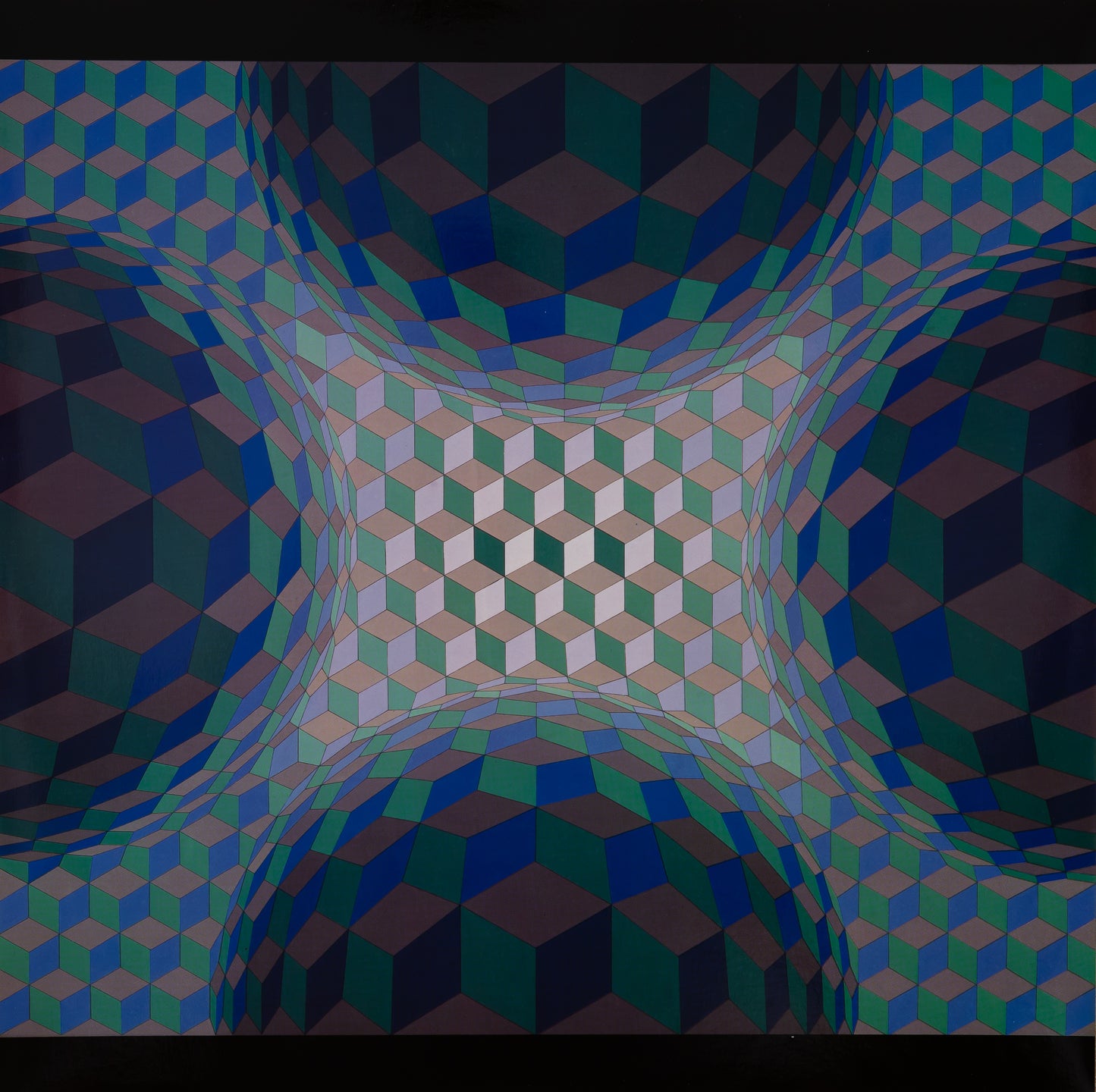 Victor VASARELY : CHEYT STRI TON - Héliogravure