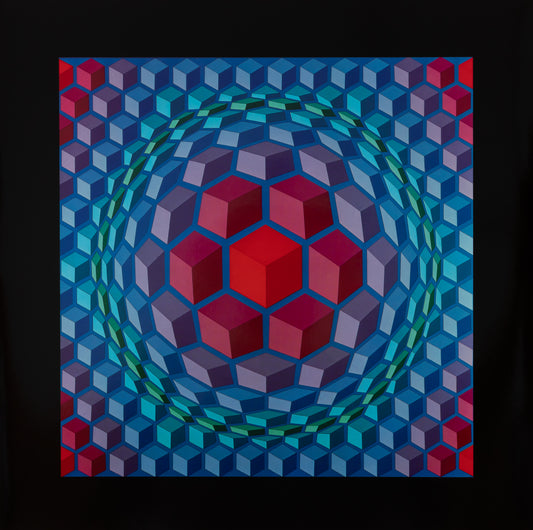 Victor VASARELY : CHEYT MC 4 - Héliogravure
