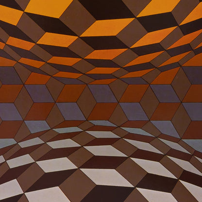 Victor VASARELY : CHEYT OND - Héliogravure