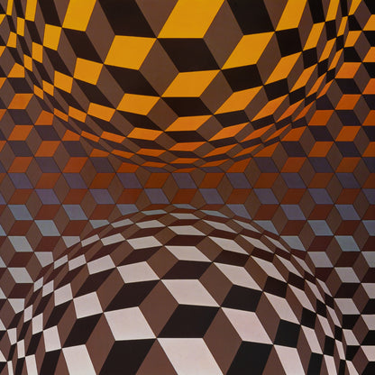 Victor VASARELY : CHEYT OND - Héliogravure