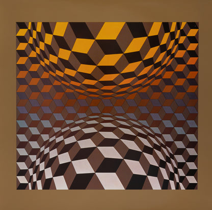 Victor VASARELY : CHEYT OND - Héliogravure