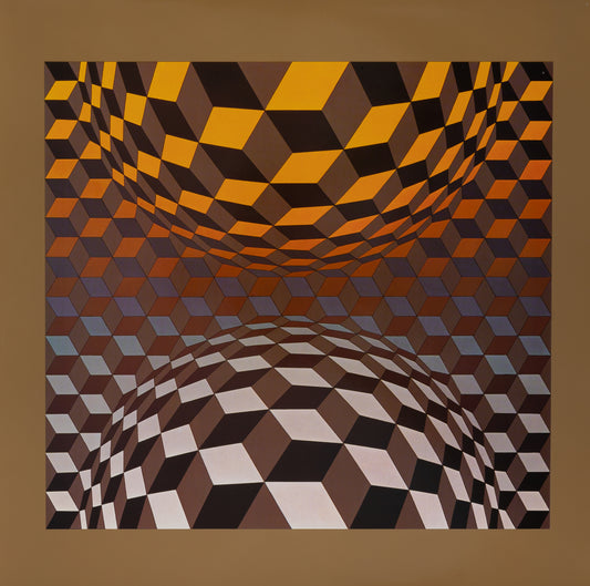 Victor VASARELY : CHEYT OND - Héliogravure