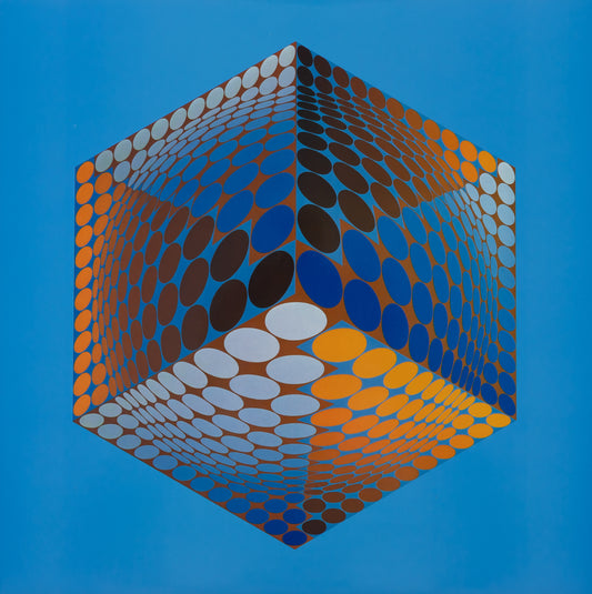 Victor VASARELY : TUPA 3 - Héliogravure