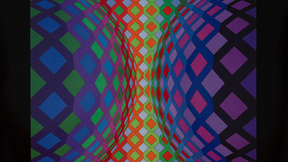 Victor VASARELY : REECH - Héliogravure