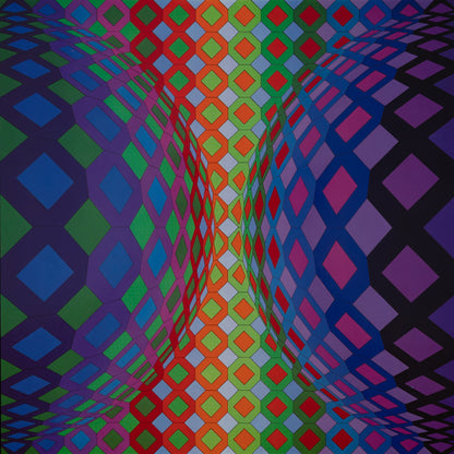 Victor VASARELY : REECH - Héliogravure