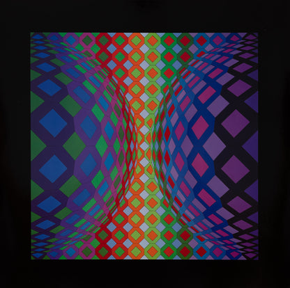 Victor VASARELY : REECH - Héliogravure
