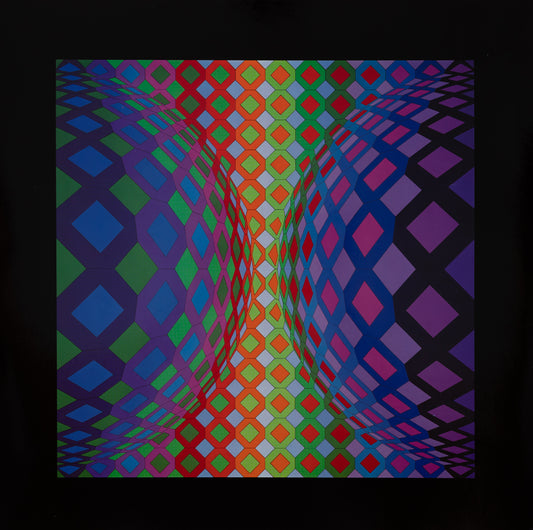 Victor VASARELY : REECH - Héliogravure