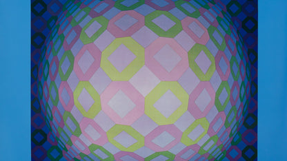 Victor VASARELY : OKTA POS - Héliogravure