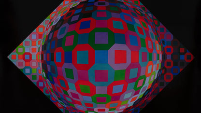 Victor VASARELY : PLANETARY - Héliogravure