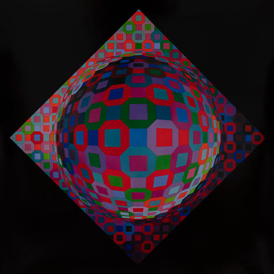 Victor VASARELY : PLANETARY - Héliogravure