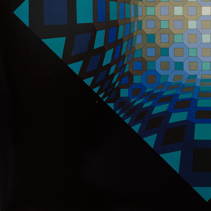 Victor VASARELY : OKTA STRI - Héliogravure