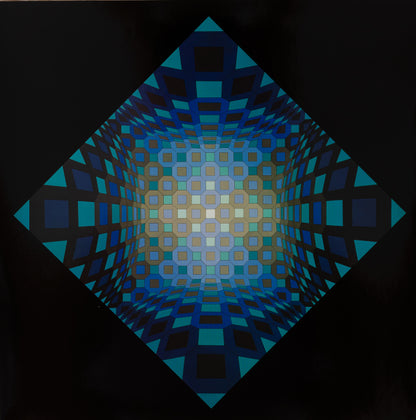 Victor VASARELY : OKTA STRI - Héliogravure