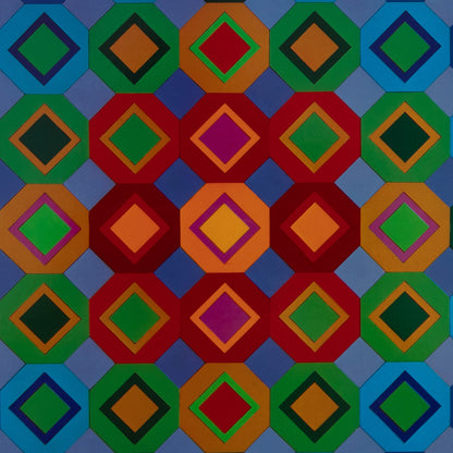 Victor VASARELY : FOLKOKTA - Héliogravure