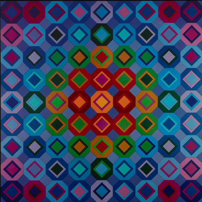 Victor VASARELY : FOLKOKTA - Héliogravure