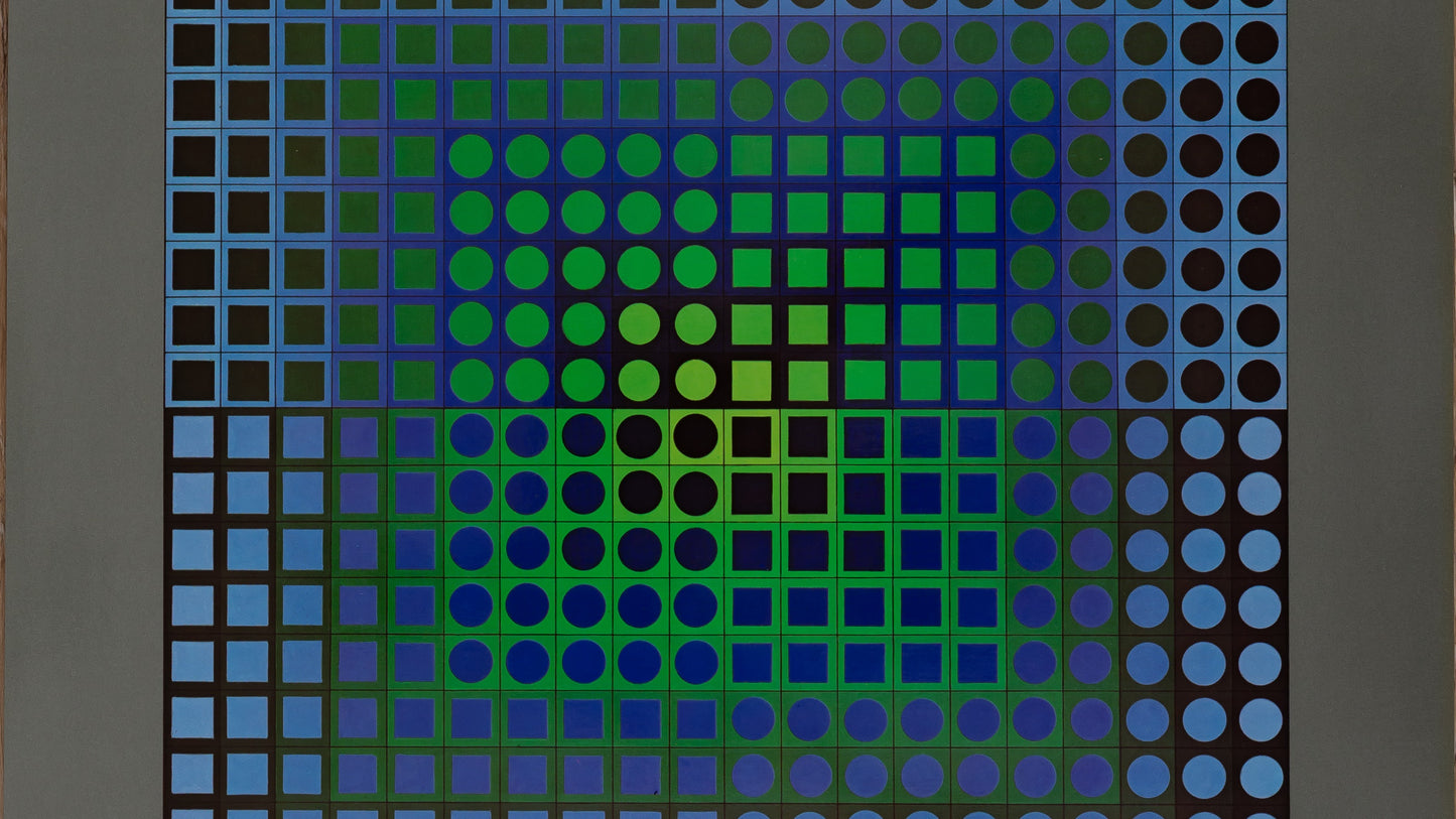 Victor VASARELY : ZOELD - Héliogravure