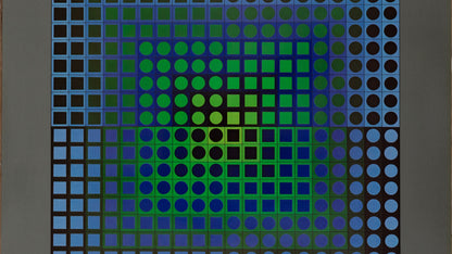 Victor VASARELY : ZOELD - Héliogravure